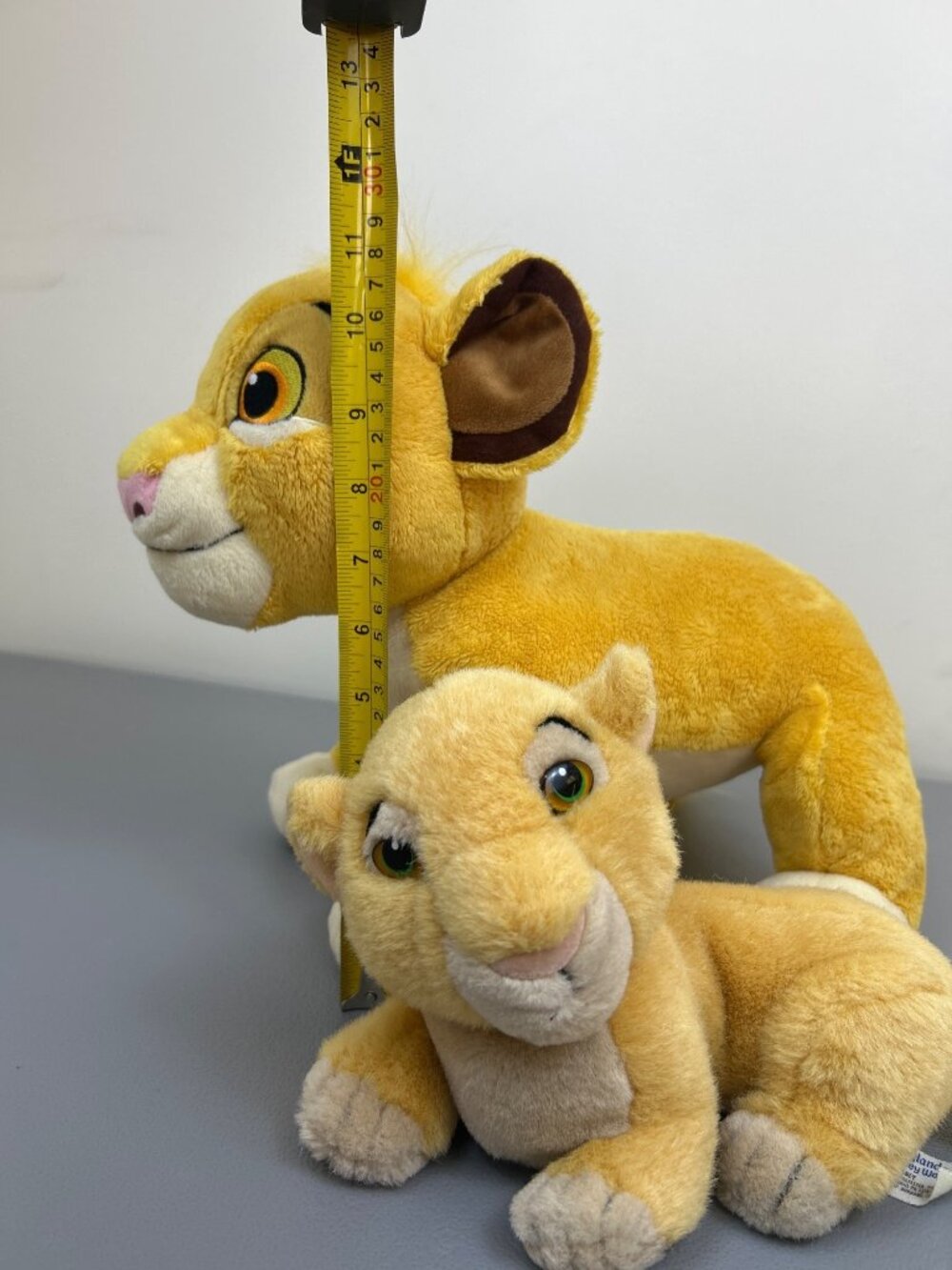 Vintage Disney Lion King Simba & Nala Cub Plush Stuffed Animal Toy Set Baby - Picture 12 of 14